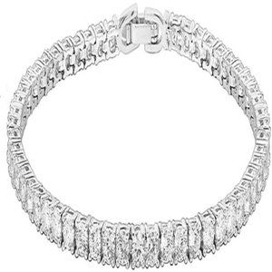 Gold Plated Cubic Zirconia Classic Tennis Bracelet